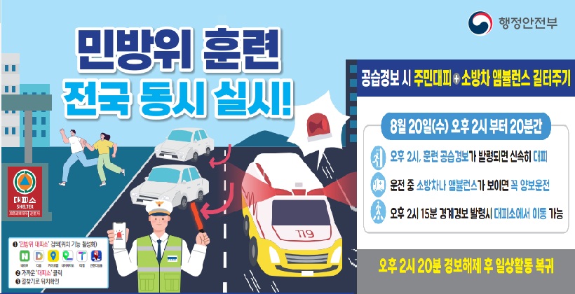 2025년 민방위훈련